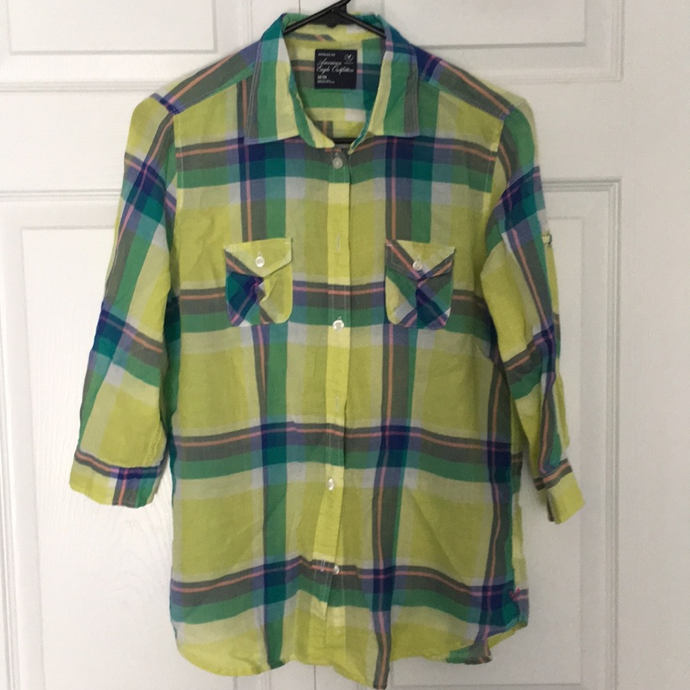 American Eagle 3/4 sleeve shirt